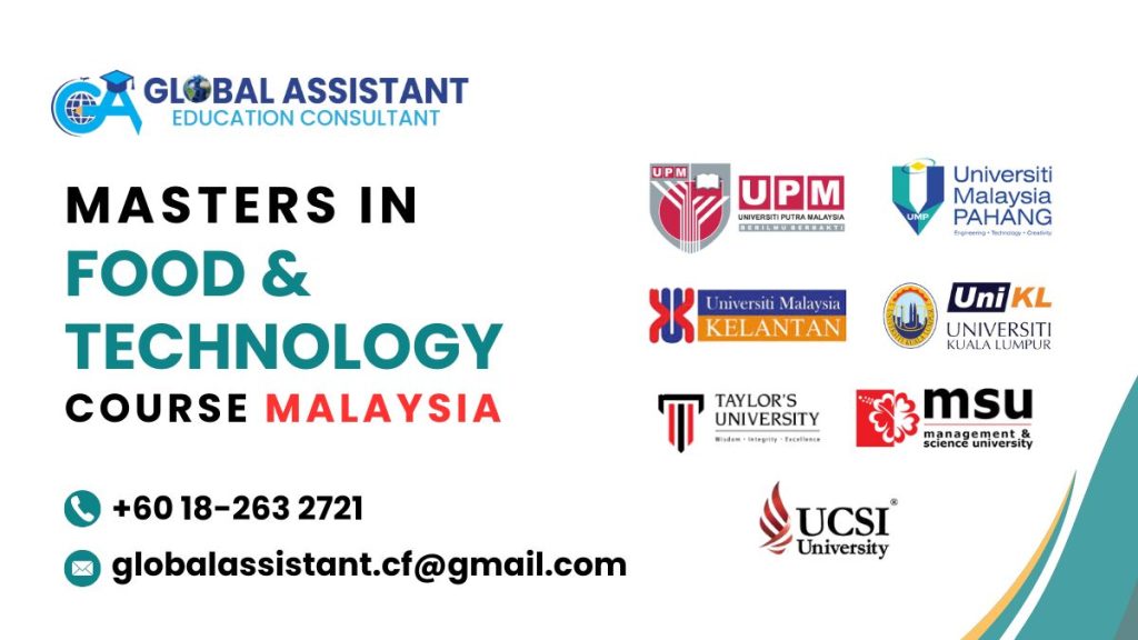 Masters in Food & Technology Malaysia