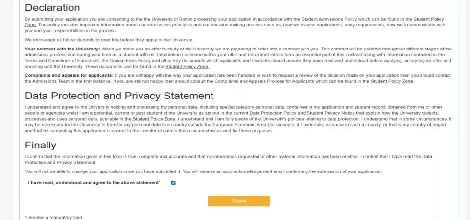 UoB-online-application-step-10