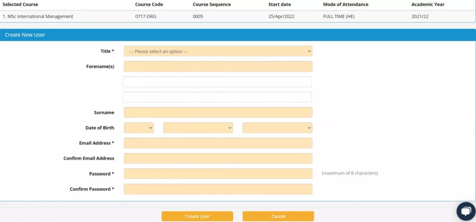 UoB-online-application-step-6