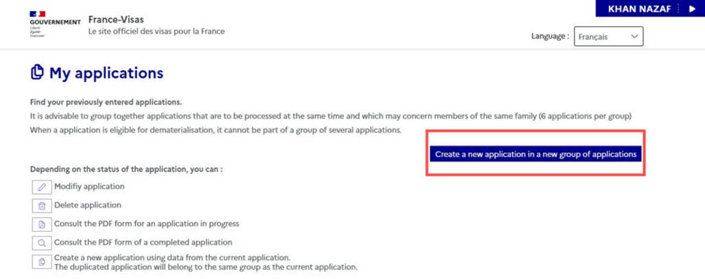 Step 2.1 Application Process