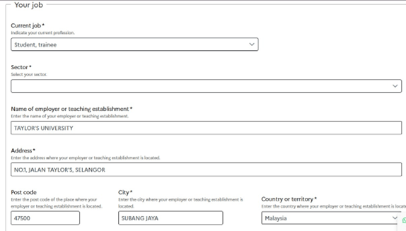 Step 2.5.4 Application Process